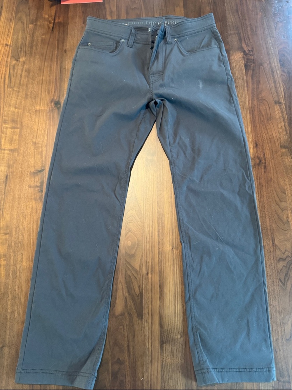 Prana Men's Slim Fit Pants in Charcoal